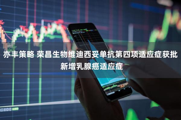 亦丰策略 荣昌生物维迪西妥单抗第四项适应症获批 新增乳腺癌适应症
